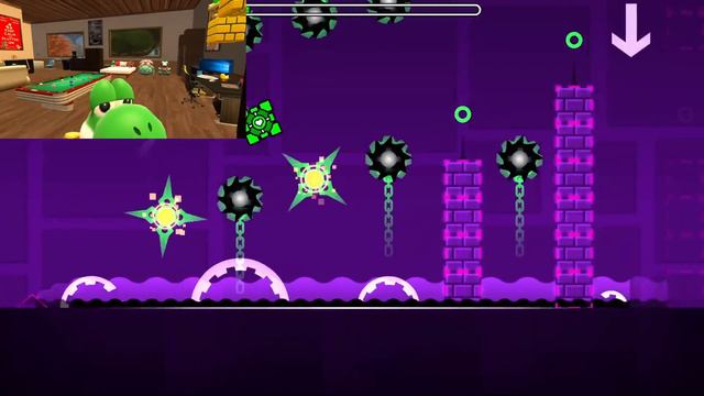 Yoshi plays - GEOMETRY DASH !!! part 4 смотреть онлайн