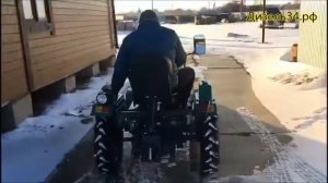 Файтер Т-15 по снегу