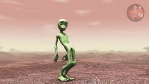 ? Зеленый человечек танцует. Кавер версия- Романтичный человечек .Green man dancing