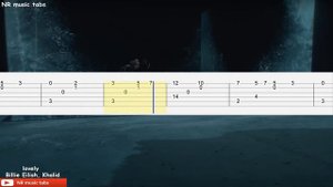Billie Eilish, Khalid - lovely / табы для гитары (guitar tabs)