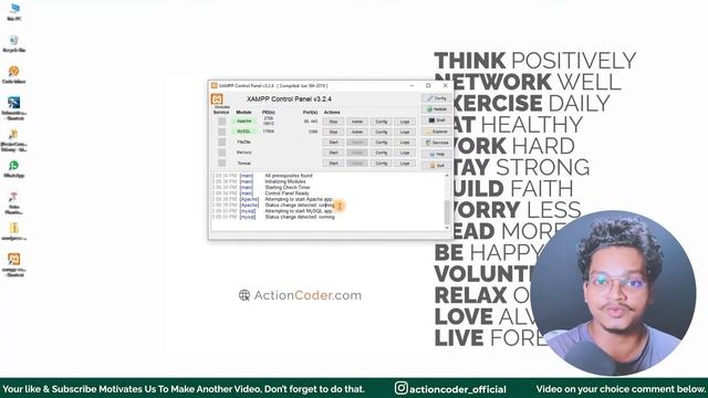 How to Install WordPress on localhost Xampp | Hindi urdu | ActionCoder смотреть онлайн