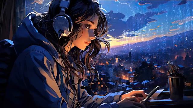 Smooth Lofi Night Lofi hip hop Deep Focus to Work Study [ Relax Music - Lofi Radio ] смотреть онлайн