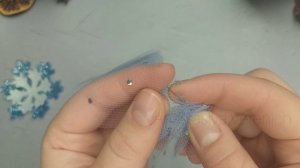 Чудесные резинки СНЕЖИНКИ из фоамирана своими руками ❄❄❄ Снежинка из глиттерного фоамирана DIY ❄