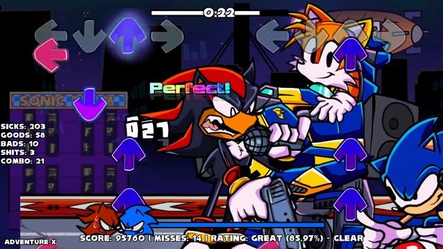 Friday Night Funkin: Sonic's Rhythm Rush Fanmade (Cancelled Build) смотреть онлайн