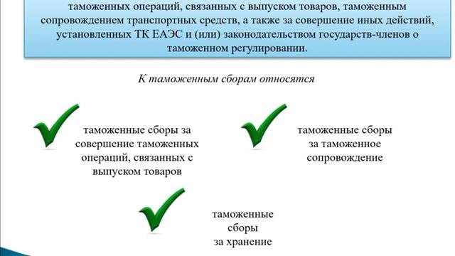 Таможенные платежи