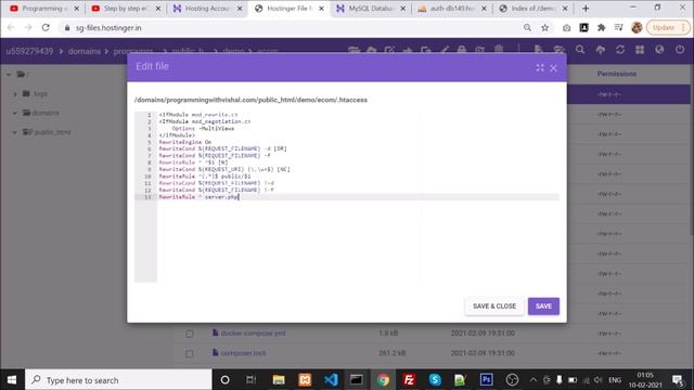 How to upload Laravel 8 Website to Shared Hosting