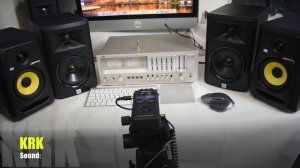 JBL LSR 305 vs KRK Rokit 5 G3 - Soundcheck
