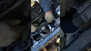 Ремонт двигателя Ман d 2876, проточка посадочных мест под гильзы