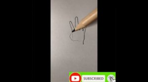 Рисуем просто руку . Как научиться рисовать, art, искусство