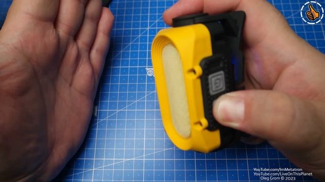 Налобник флудер с бесконтактным управлением - Яркий луч (LH 15A COB) смотреть онлайн