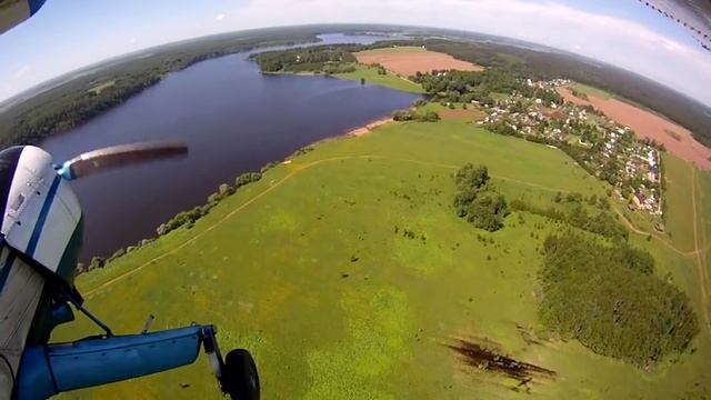 Уроки  управления легкомоторным самолётом в Московской области.