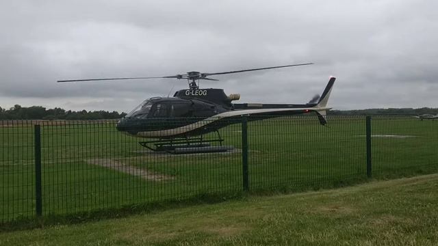 G-LEOG AS350 B3 Engine Start and Take off смотреть онлайн