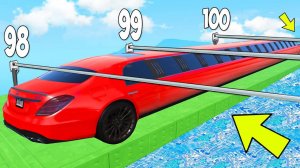 КАК ДАЛЕКО ПРОЕДЕТ САМАЯ ДЛИННАЯ ТАЧКА В ГТА 5 МОДЫ! УЗКО НИЗКО В GTA 5! ОБЗОР МОДА В GTA 5