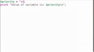 Variables in Perl - English