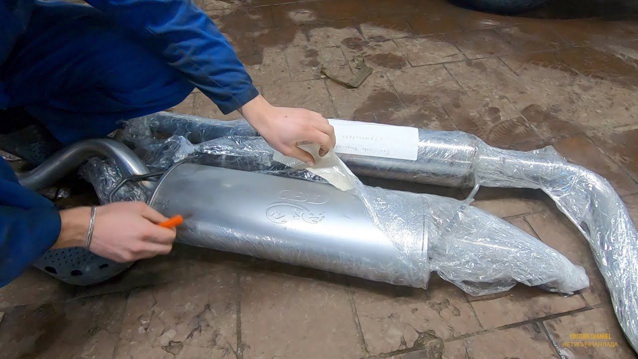 НОВАЯ ВЫХЛОПНАЯ СИСТЕМА ДЛЯ ЛАДА ГРАНТА (51 MM) смотреть онлайн