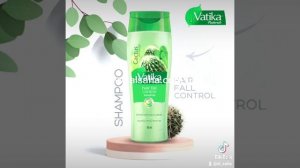 #Шампунь от Выпадения Волос С Кактусом Dabur Vatika Naturals Wild #Cactus Anti Breakage Shampoo