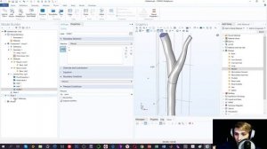 Видеоурок Comsol Ламинарный поток Laminar Fluid
