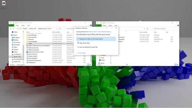How To Backup, Restore, And/Or Update Your Minecraft Bedrock Dedicated Server смотреть онлайн