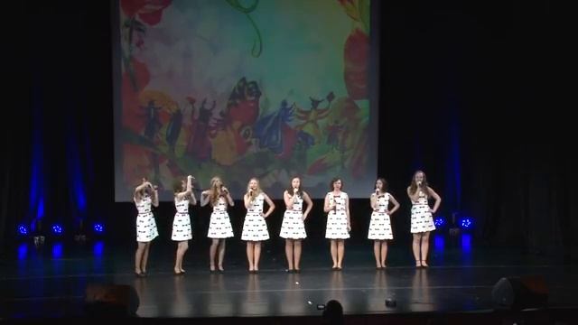 Русская народная песня. Жила была одна блоха.