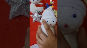 DIY Snowman | How To Make  Easy Socks Snowman|Christmas decoration DIY Crafts|Socks Crafts.