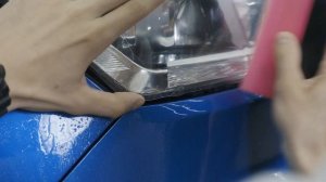 Как наклеить пленку Brontero на фары Hyundai Creta I