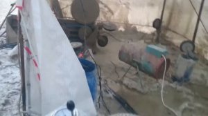Канатная резка железобетона с погружными колоннами