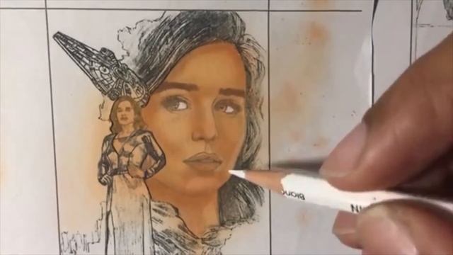 TOPPS STAR WARS-THE LADIES OF STAR WARS ARTIST PROOFS SKETCH CARDS BY ROY COVER