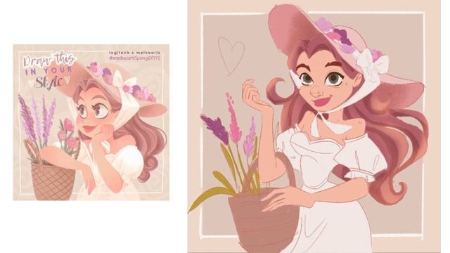 DTIYS/челлендж "Нарисуй в своём стиле"/Таймлапс-видео из Procreate