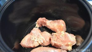 Плов с курицей из полбы