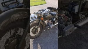 Работа двигателя Днепр МТ-9. Dnepr motorcycle.Restore.