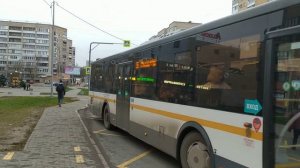 Автобус ЛиАЗ-5292.65-03 остановка ТЦ "Перекрёсток" (Дубна) 10.11.2022
