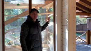 Обсадные коробки в деревянном доме из КЛЕЕНОГО бруса