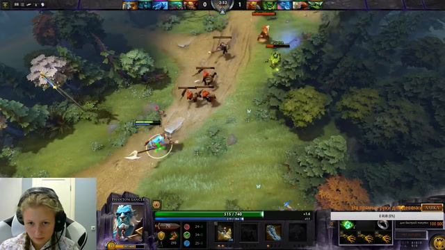 ДЕВОЧКА ХОЧЕТ НАУЧИТСЯ ИГРАТЬ В DOTA 2 смотреть онлайн