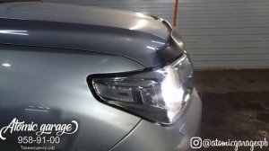 Toyota Land Cruiser 200 замена старых ксеноновых линз на новые бидиодные