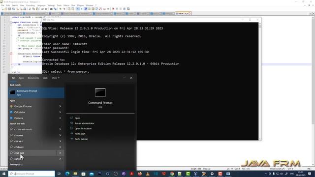 How to connect Node.js 18 LTS to Oracle Database 12c EE using node-oracledb