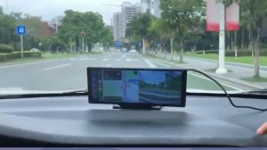 Polarlanders 10 inch  Car Monitor Wireless Carplay Mirror link Android auto Built-in DVR And Camera