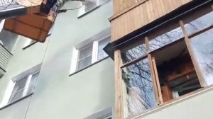 Покраска фасада безвоздушным краскопультом от окрасочного аппарата Yokiji 120