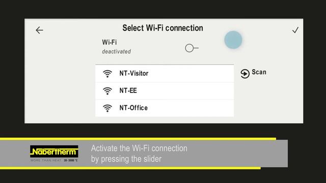 Nastavení jazyka a Wi-Fi u regulátorů B500, C540 a P570 pro keramické pece Nabertherm смотреть онлайн