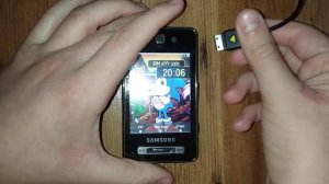 Samsung SGH-F480 - Charging