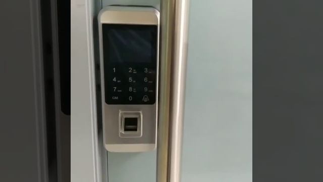 Биометрический замок на стеклянную дверь смотреть онлайн
