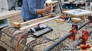 Простая струбцина из обрезков за 2 минуты! Wooden clamp