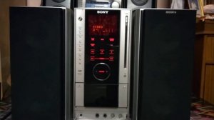 Sony AZ series hi fi music system . Model : hcd-AZ2d touch music system sound test .