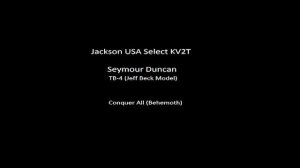 Pickup Comparison Seymour Duncan TB-4 vs. TB-6 and SH-1n vs. SH-2n