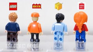 BATTLE ROYALE: Lego vs Cogo vs NT Brick vs Miniso vs Sluban ! MINIFIGURE SHOWDOWN Ep.15