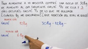 Solución de problemas con fracciones | Ejemplo 7