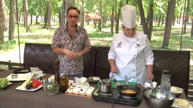 Проект Вкусный акцент. Свиная шейка на картофельном дранике . Выпуск 23. Диалог ТВ