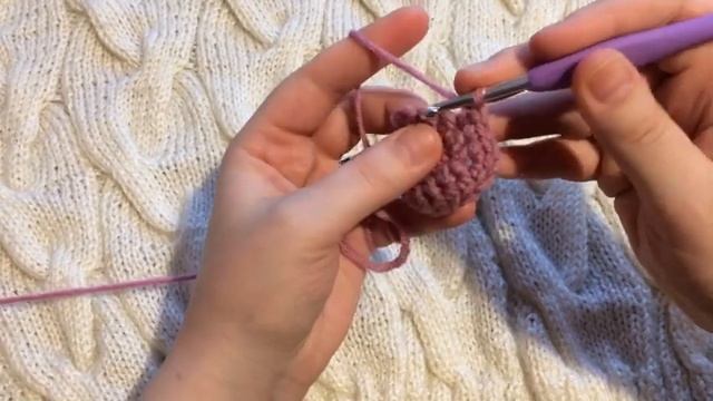 Ушки котёнка крючком
