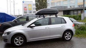Багажник бокс на крышу Volkswagen Golf 7 (2012-2017) в Нижнем Новгороде. АВТоДОП-НН.