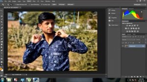 photoshop editing | cc 2018 | camera raw & outdoor color effect | kv edits boy