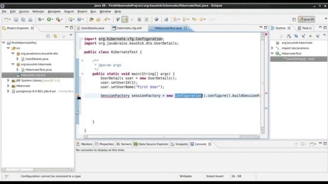 Hibernate Tutorial 03 Part 3 Saving Objects using Hibernate смотреть онлайн